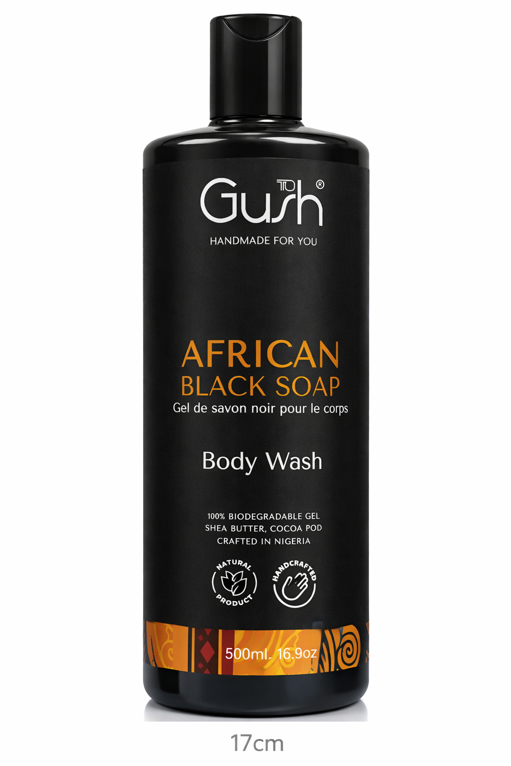 GUSH AFRICAN BLACK SOAP - 500ml